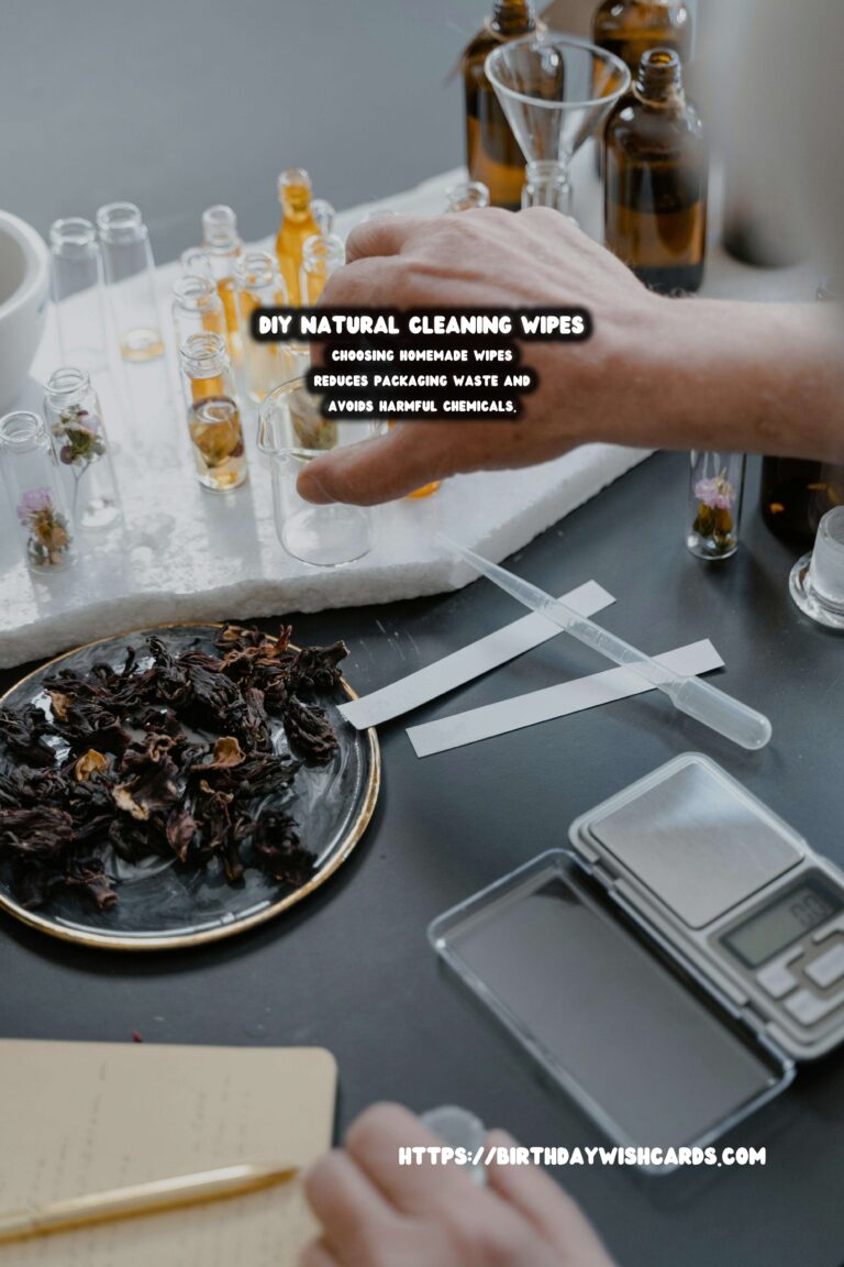 Homemade Natural Cleaning Wipes: Eco-Friendly Solutions for a Greener Home
