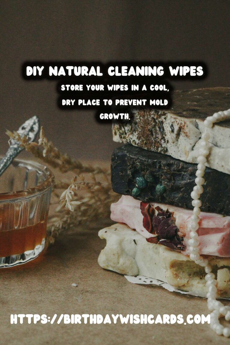 Homemade Natural Cleaning Wipes: Eco-Friendly Solutions for a Greener Home