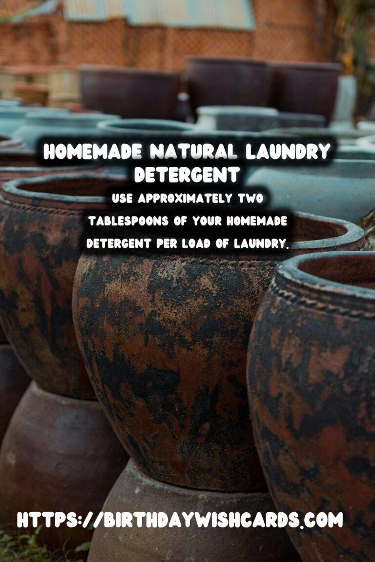 Homemade Natural Laundry Detergent: How to Make Your Own Eco-Friendly Cleaner