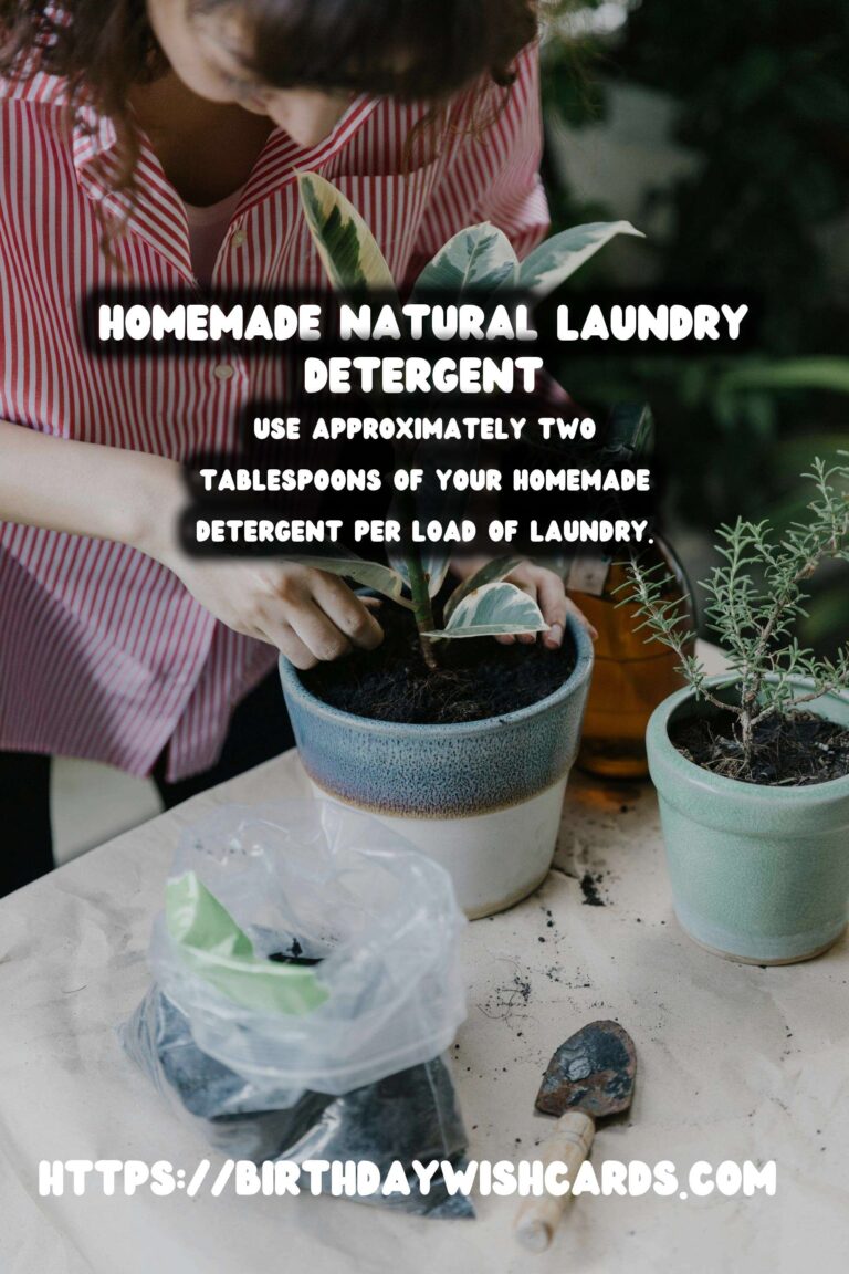 Homemade Natural Laundry Detergent: How to Make Your Own Eco-Friendly Cleaner