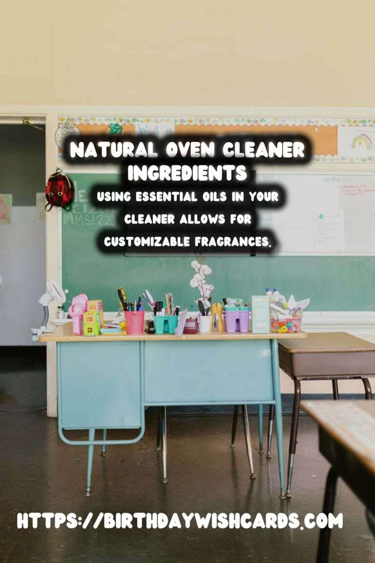 Homemade Natural Oven Cleaner Spray: A Safe and Effective Solution