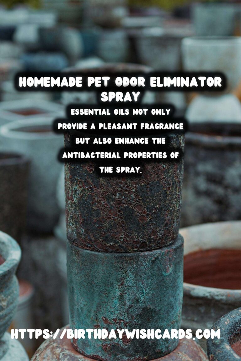 Homemade Pet Odor Eliminator: Fabric Spray Guide