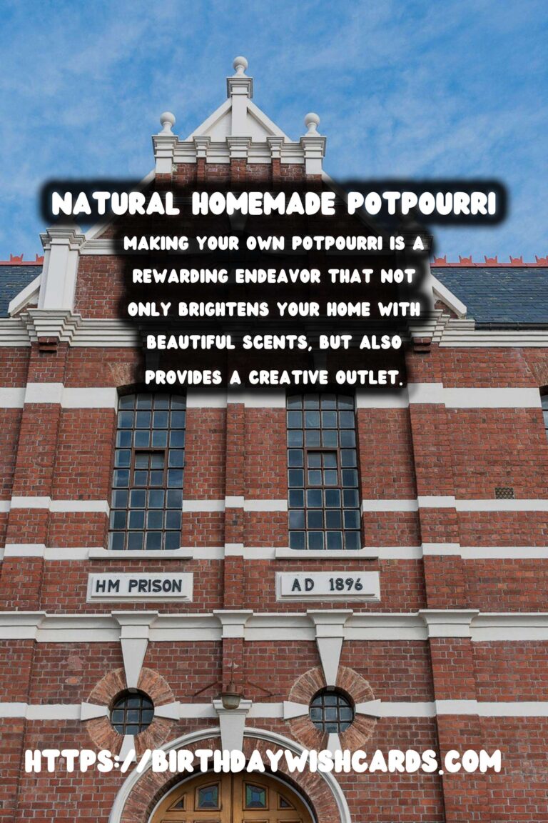 Homemade Potpourri: Infuse Your Home with Natural Fragrance