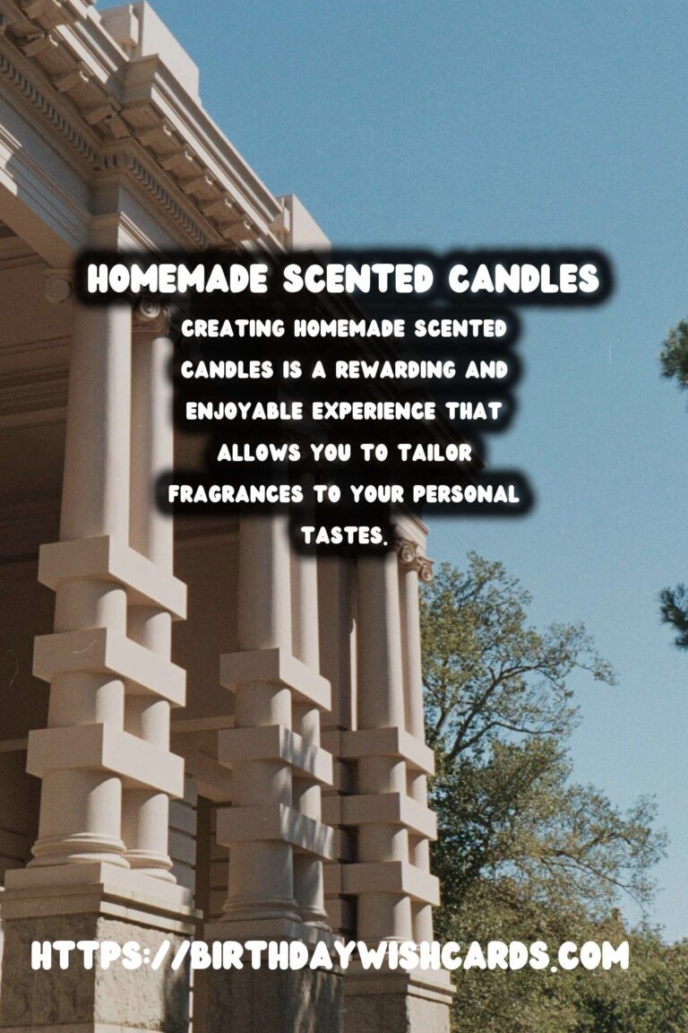 Homemade Scented Candles: Your Ultimate Guide to an Easy DIY Project