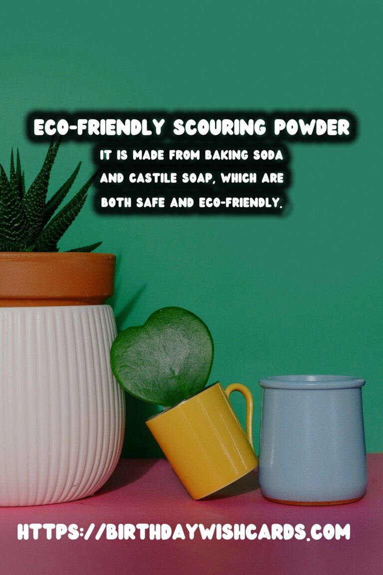 Homemade Scouring Powder with Baking Soda and Castile Soap: An Eco-Friendly Cleaning Solution