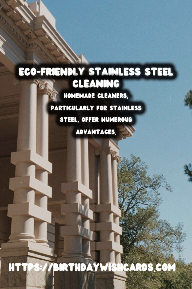Homemade Stainless Steel Cleaner: A Chemical-Free Approach