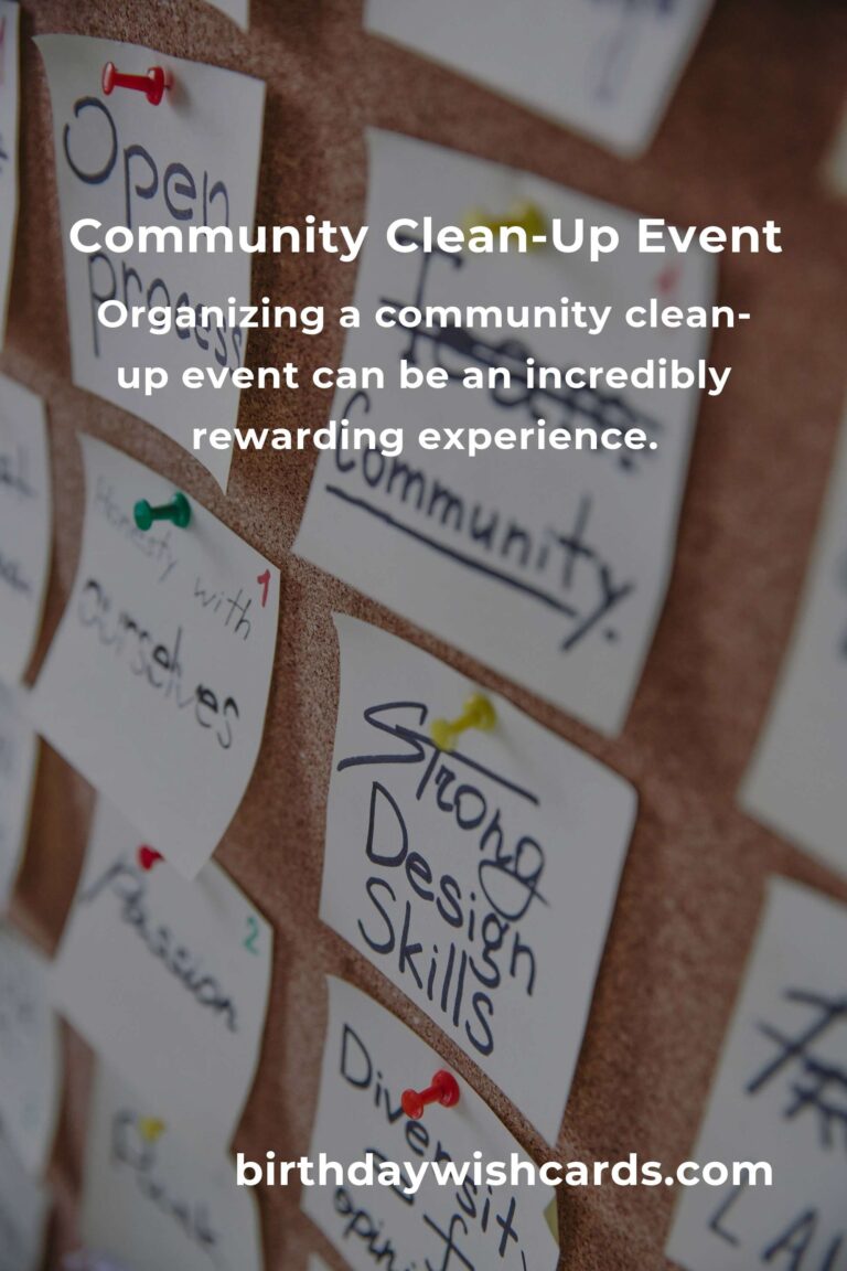 Host a Community Clean-Up with These Effective Tips