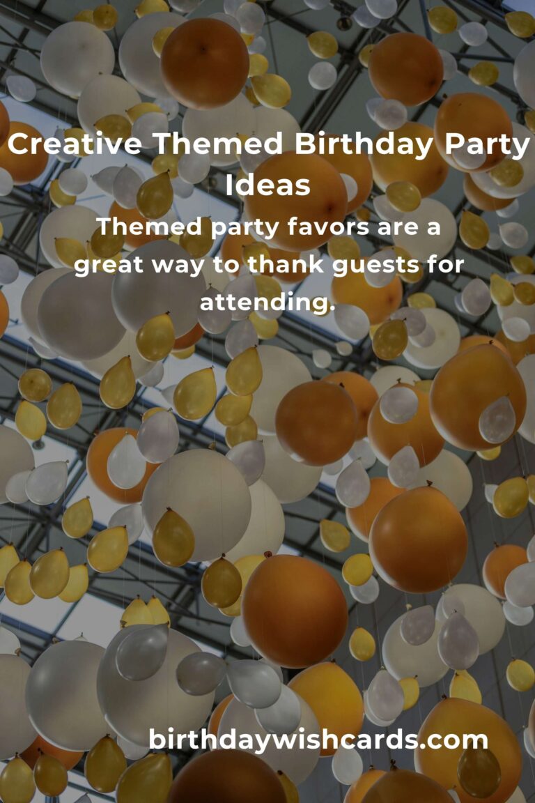 Host a Spectacular Themed Birthday Bash with These Creative Ideas