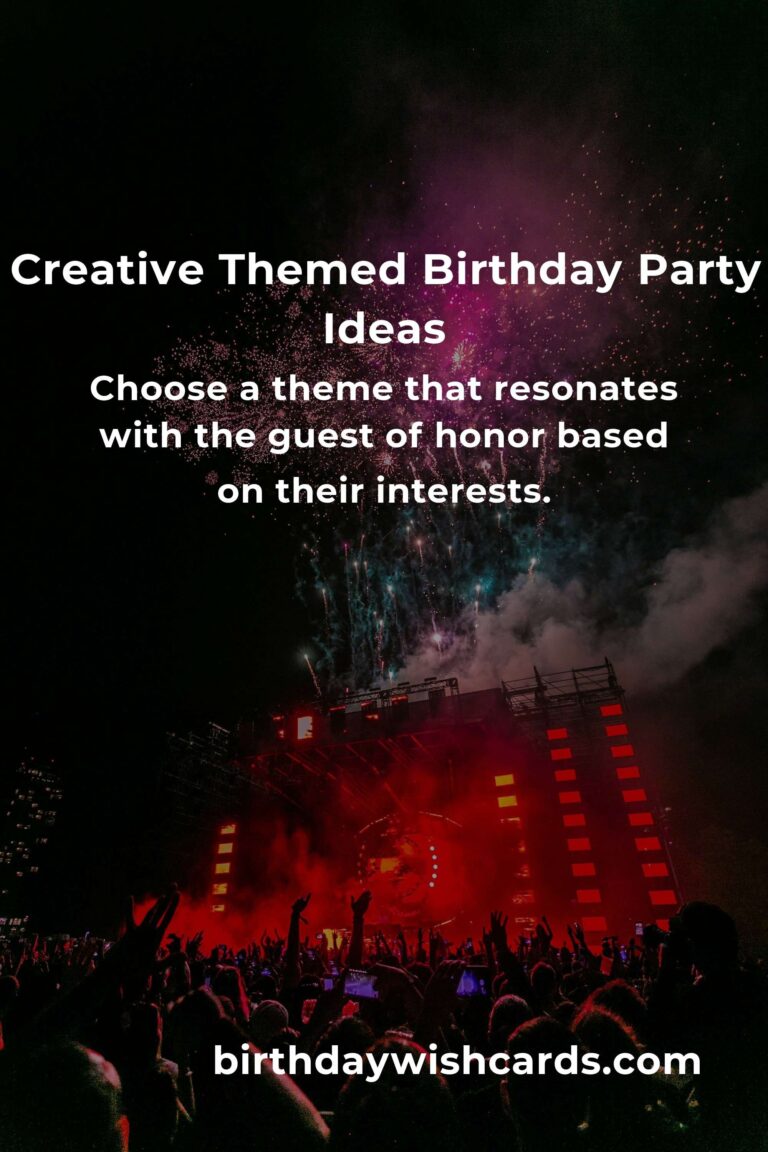 Host a Spectacular Themed Birthday Bash with These Creative Ideas