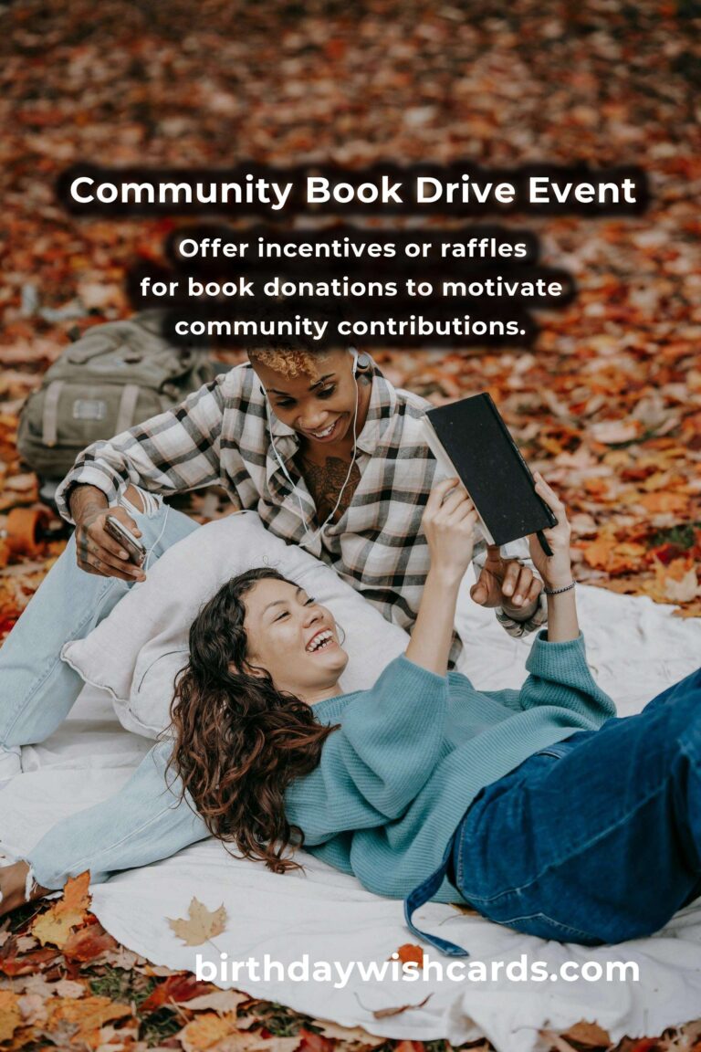 Host a Successful Community Book Drive with These Creative Event Ideas