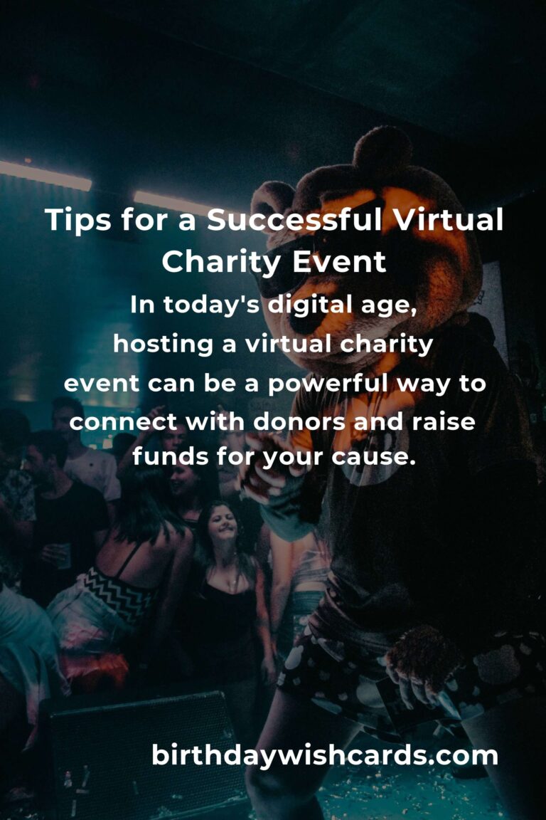 Host a Virtual Charity Event with These Essential Tips