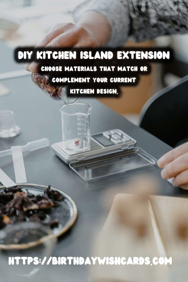 How to Build a DIY Kitchen Island Extension for More Space