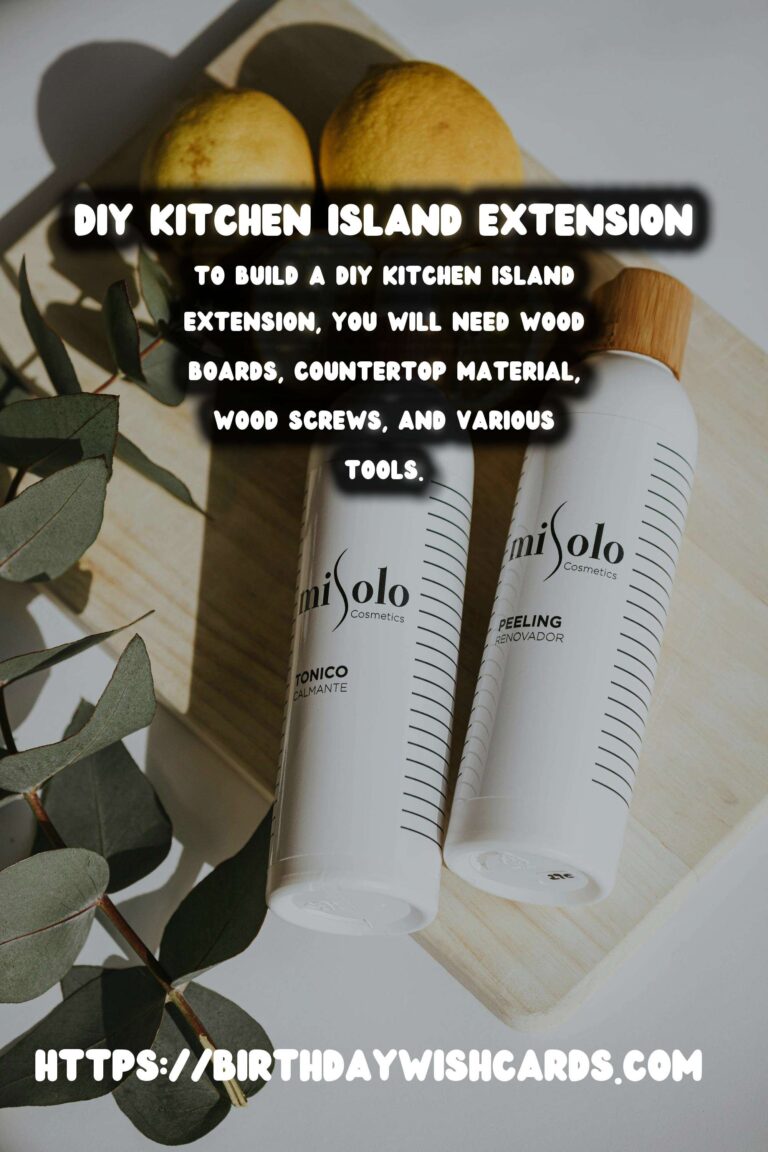 How to Build a DIY Kitchen Island Extension for More Space