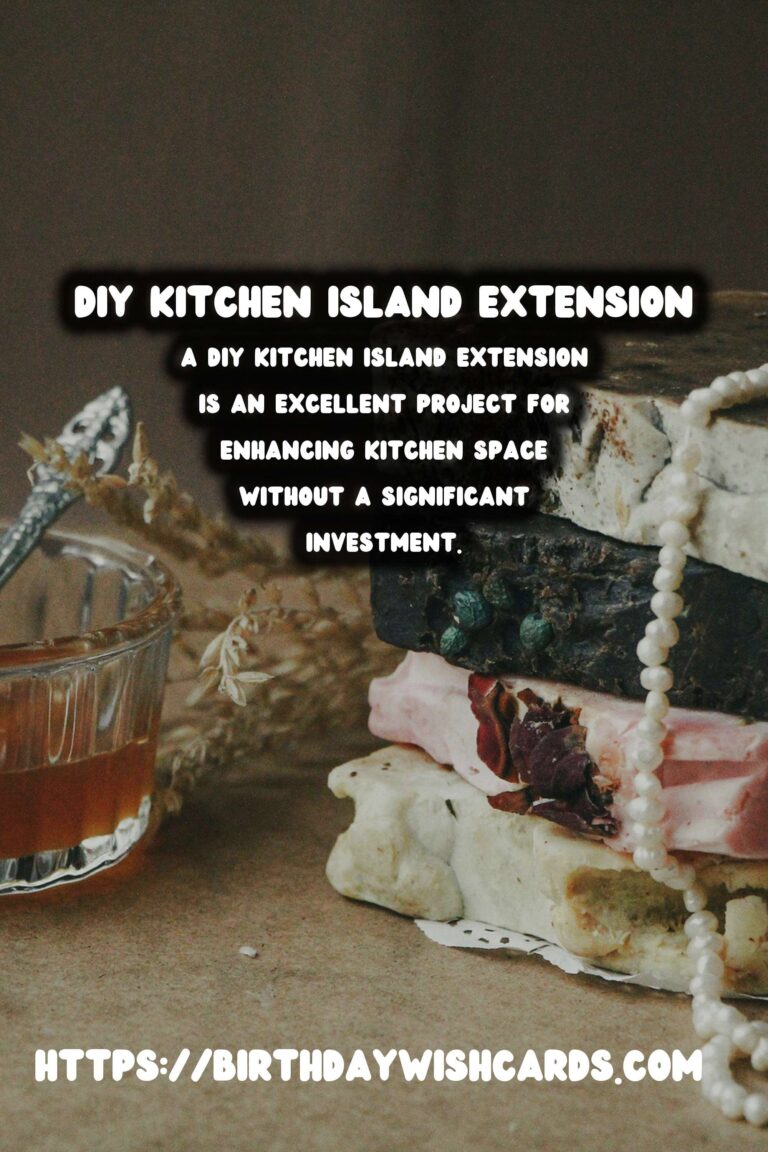 How to Build a DIY Kitchen Island Extension for More Space