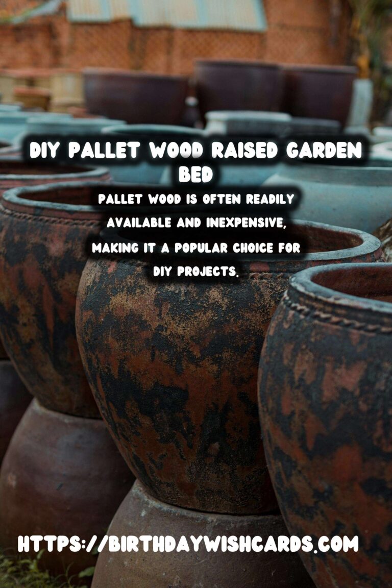 How to Build a DIY Pallet Wood Raised Garden Bed