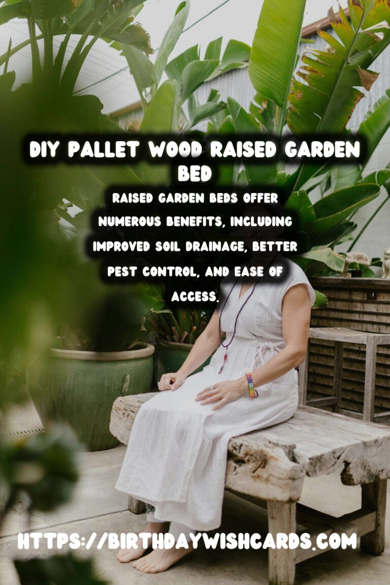 How to Build a DIY Pallet Wood Raised Garden Bed