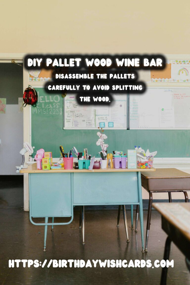 How to Build a DIY Pallet Wood Wine Bar for Your Home