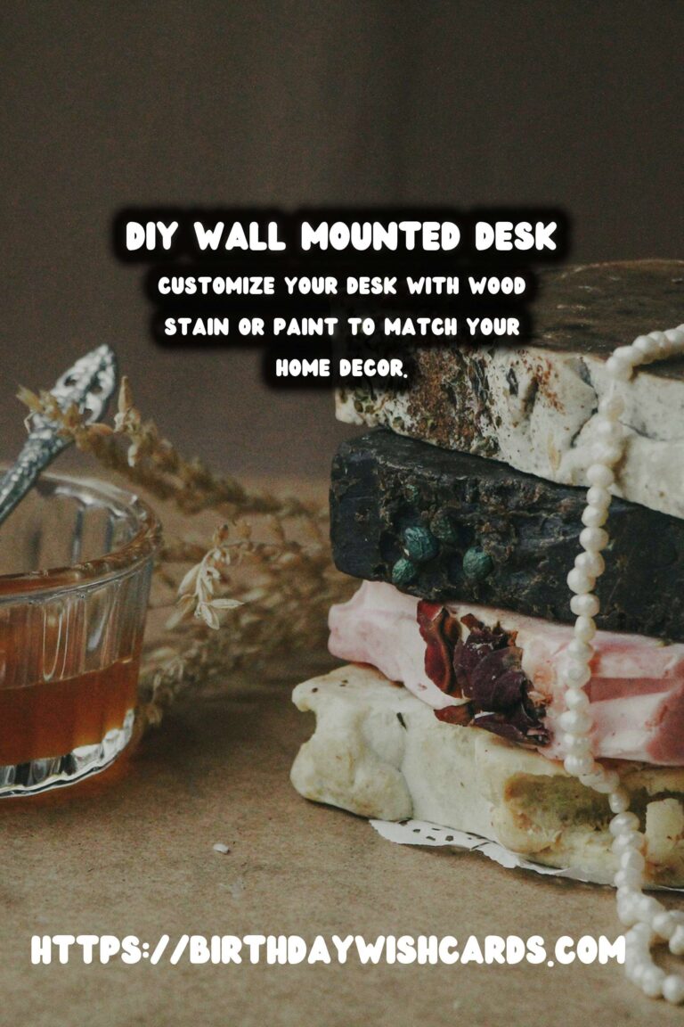 How to Build a DIY Wall Mounted Desk for Your Home Office