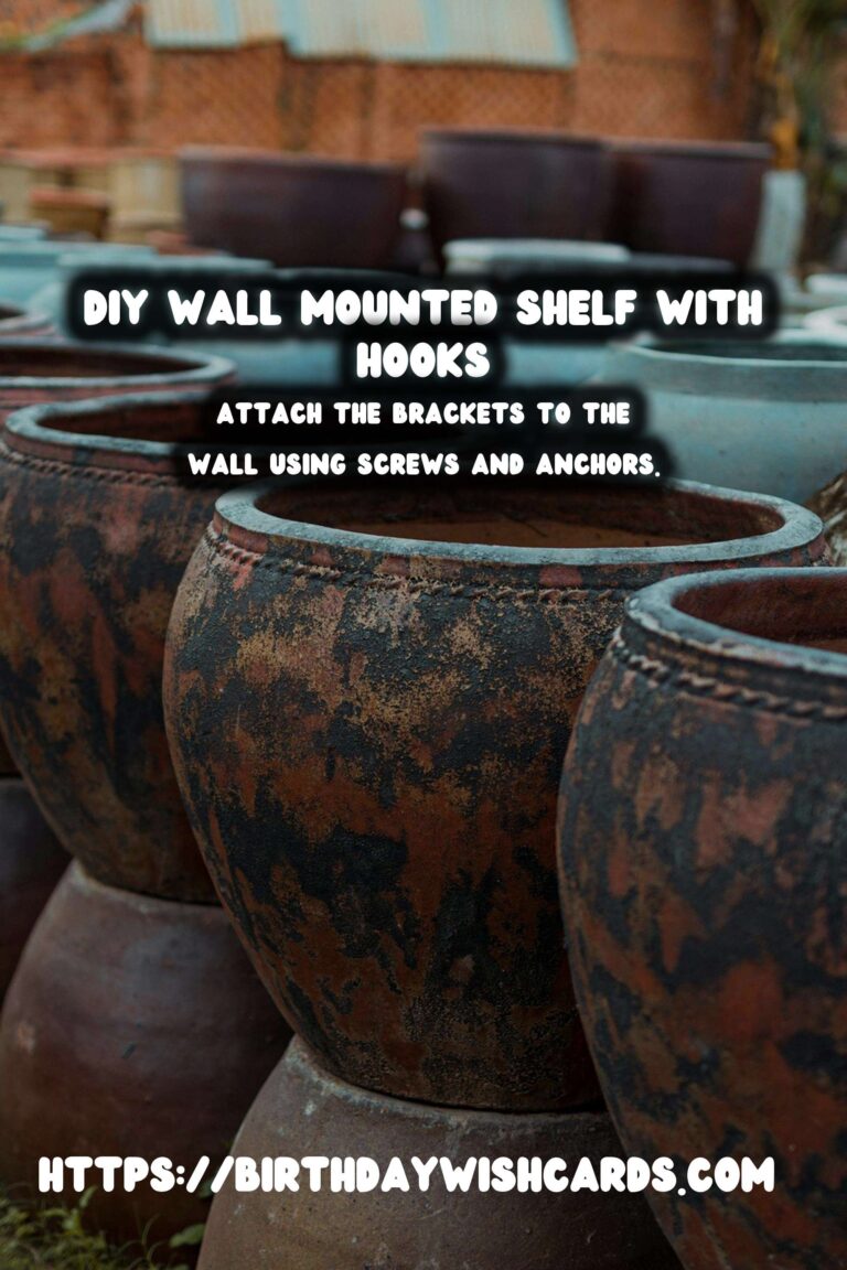 How to Build a DIY Wall Mounted Shelf with Hooks for Extra Storage
