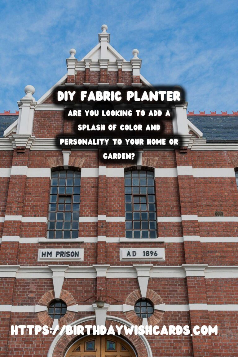 How to Create Beautiful DIY Fabric Covered Planters