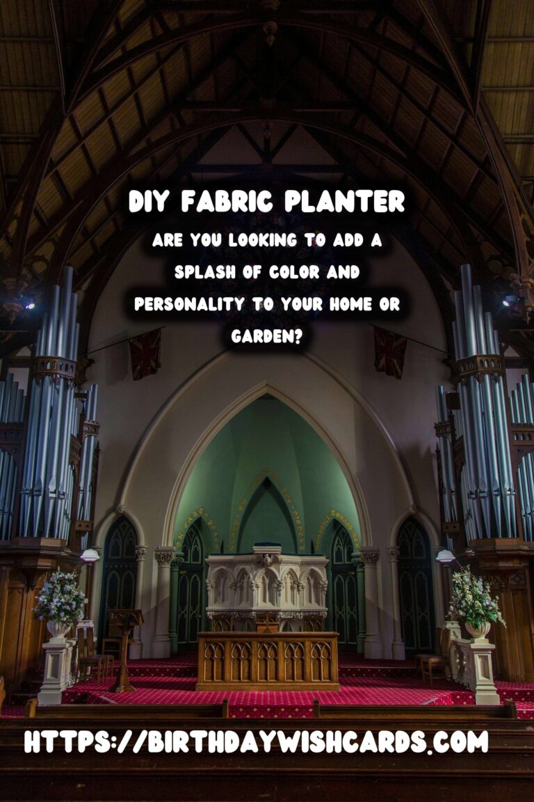 How to Create Beautiful DIY Fabric Covered Planters