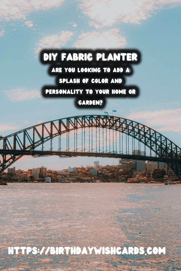 How to Create Beautiful DIY Fabric Covered Planters