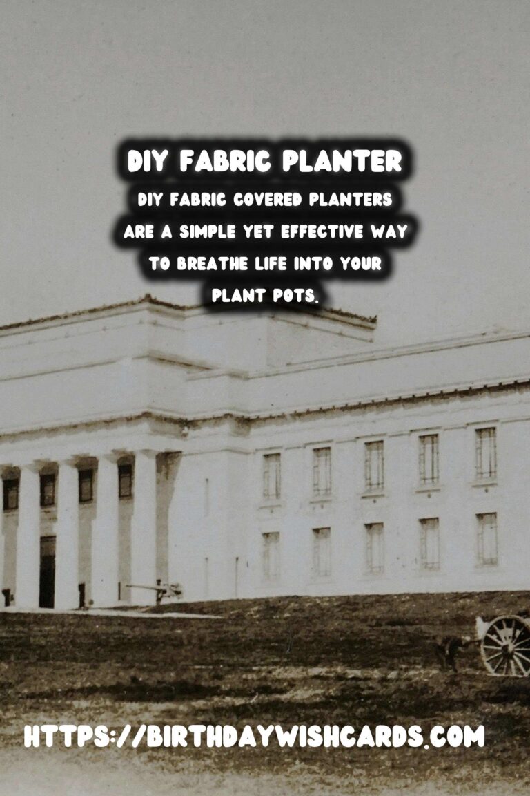 How to Create Beautiful DIY Fabric Covered Planters