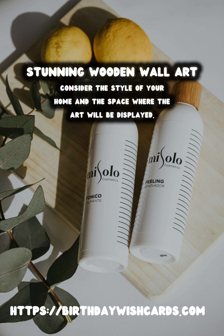 How to Create Stunning DIY Wooden Wall Art for Your Home