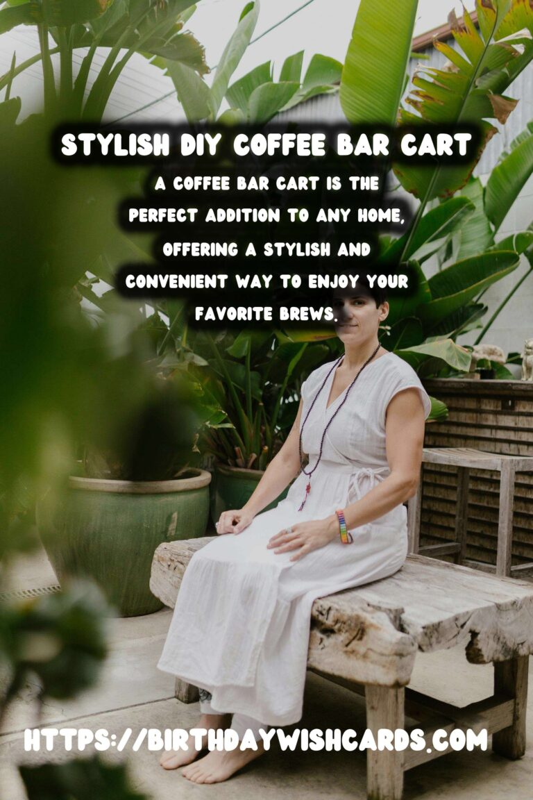 How to Create Your Own DIY Coffee Bar Cart at Home