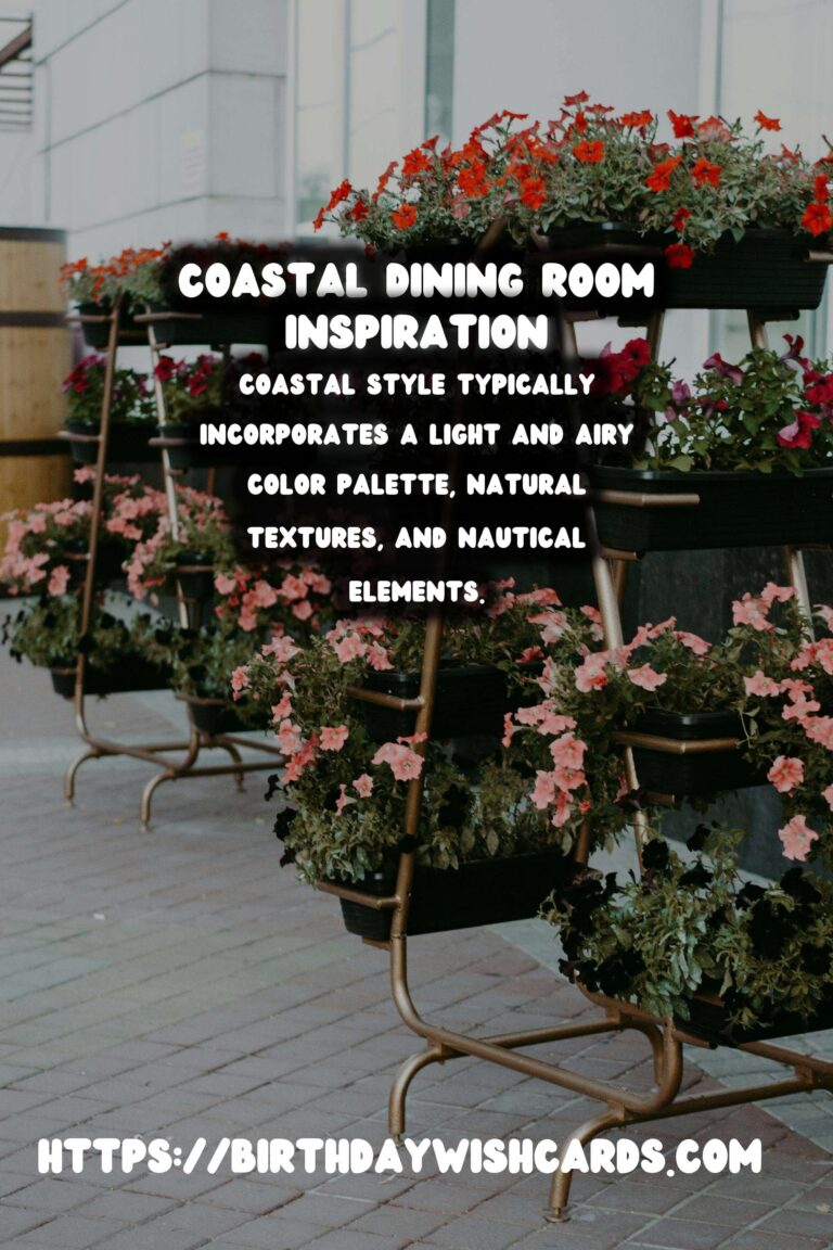 How to Create a Coastal Inspired Dining Room