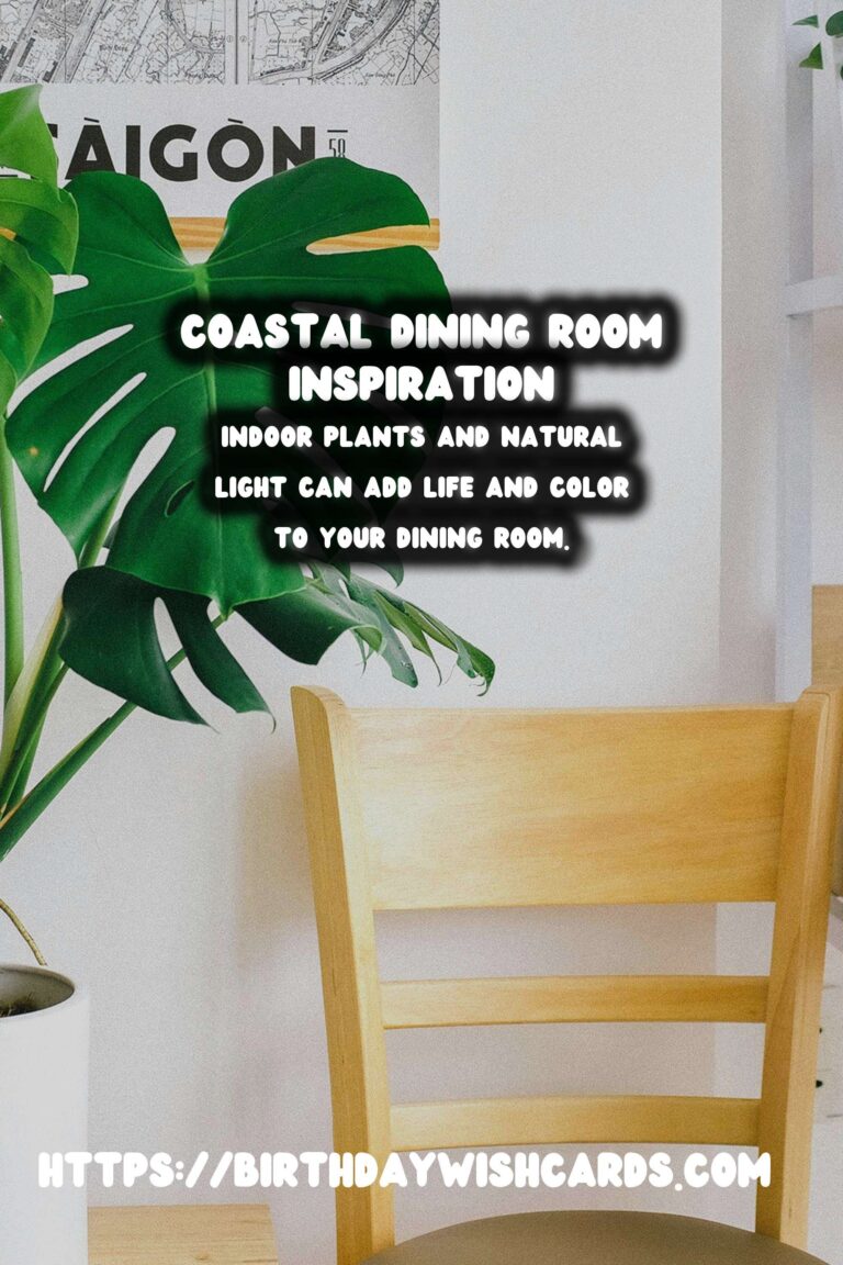 How to Create a Coastal Inspired Dining Room
