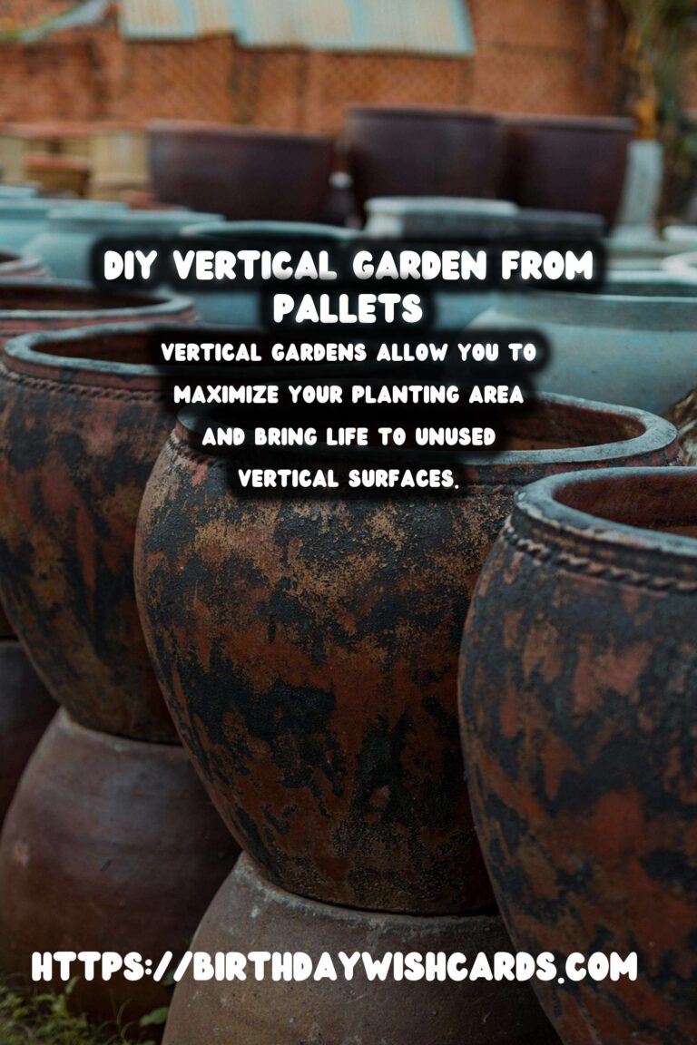 How to Create a DIY Vertical Garden from Pallets