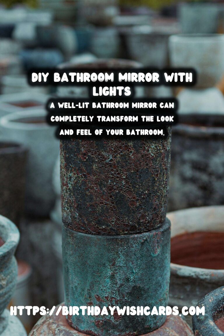 How to Create a Stunning DIY Bathroom Mirror with Lights