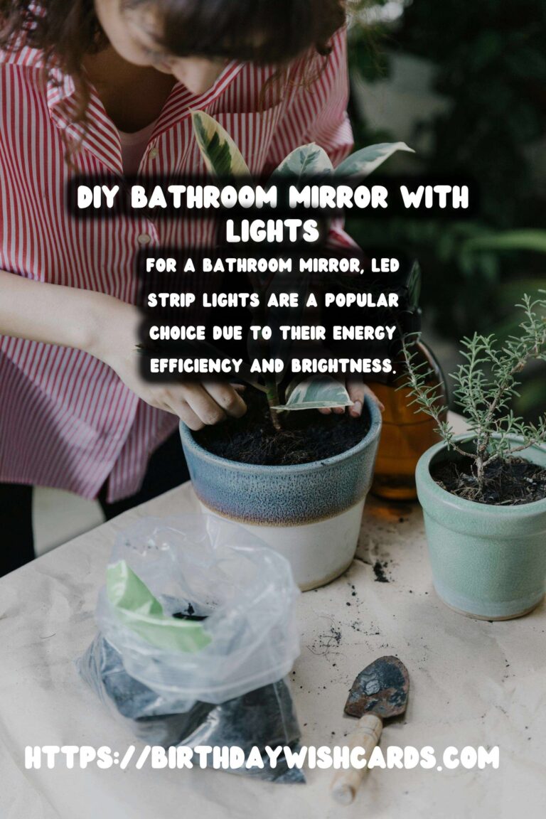 How to Create a Stunning DIY Bathroom Mirror with Lights