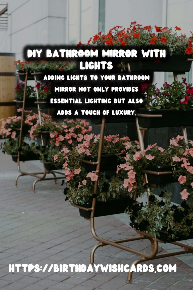 How to Create a Stunning DIY Bathroom Mirror with Lights