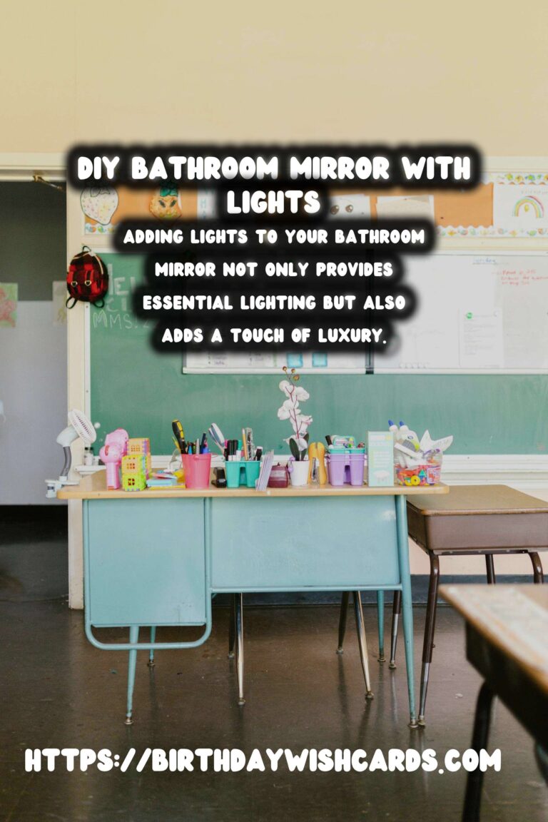 How to Create a Stunning DIY Bathroom Mirror with Lights
