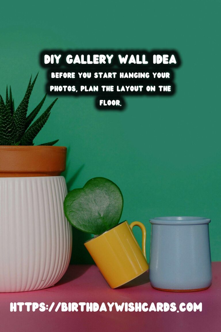 How to Create a Stunning DIY Gallery Wall for Family Photos