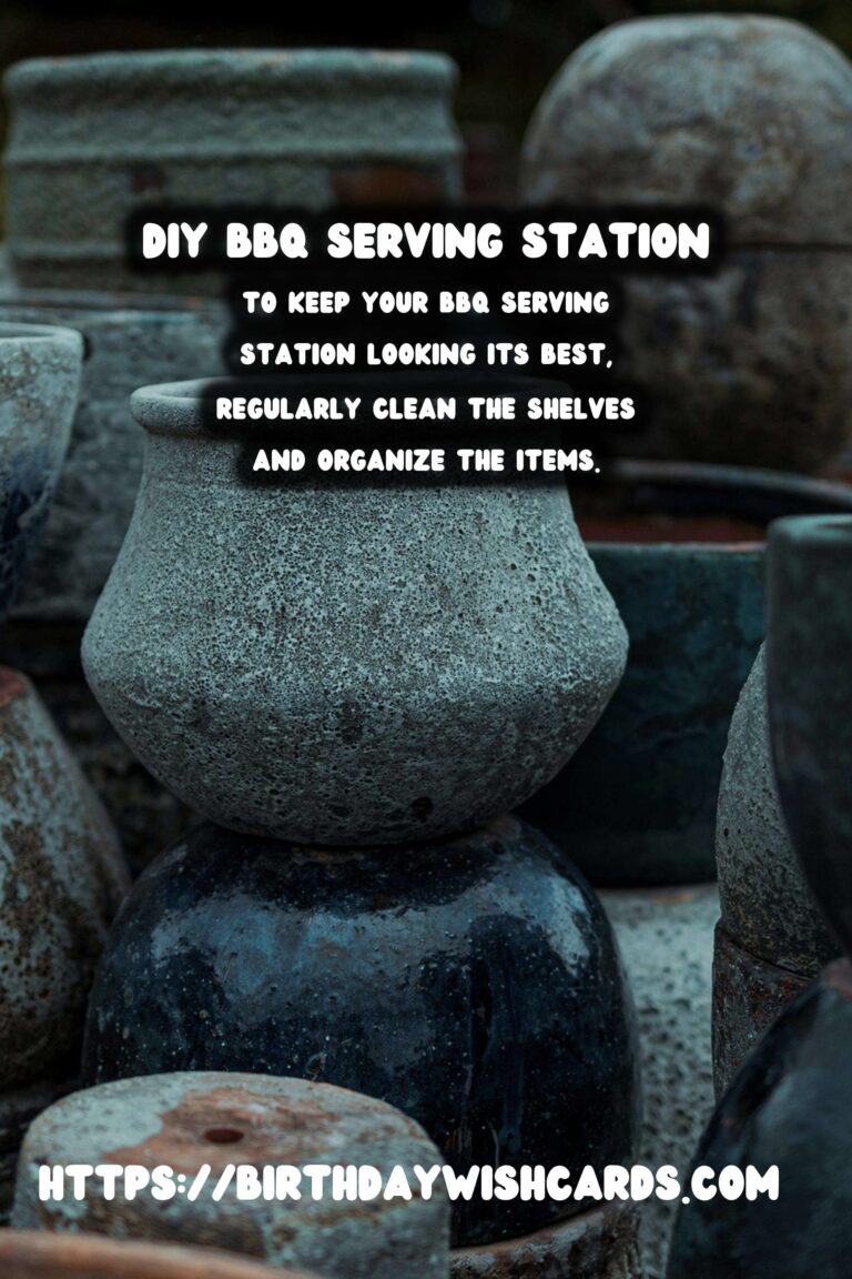 How to Create a Summer BBQ Serving Station with DIY Shelves