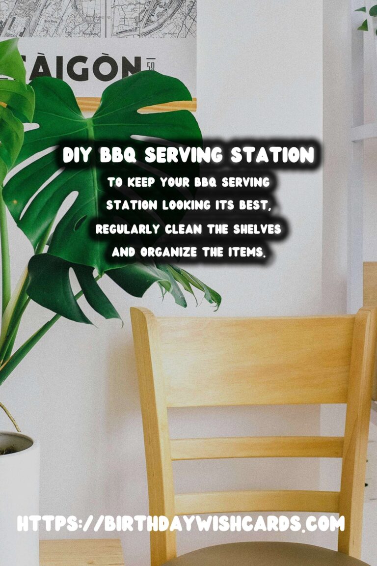 How to Create a Summer BBQ Serving Station with DIY Shelves