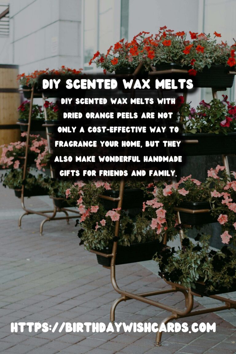 How to Make DIY Scented Wax Melts with Dried Orange Peels