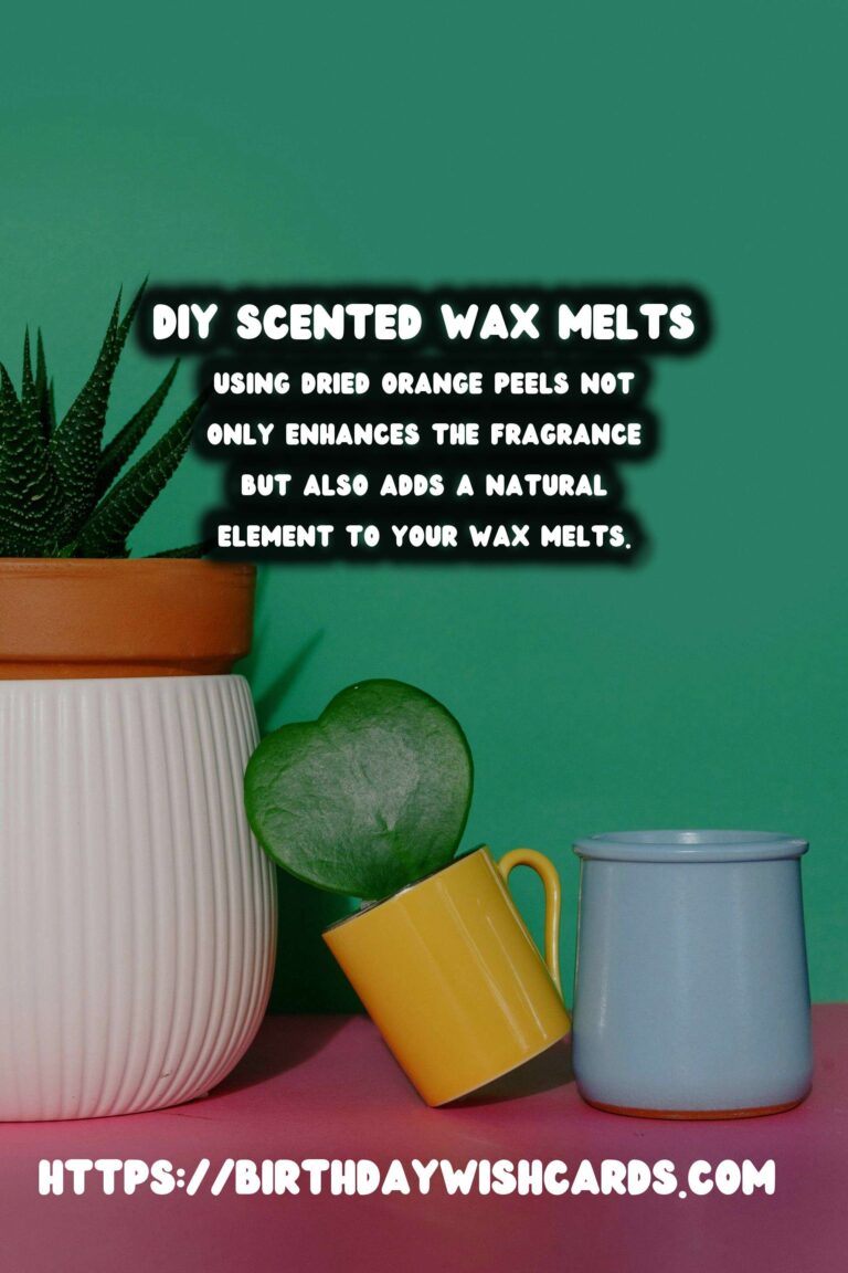How to Make DIY Scented Wax Melts with Dried Orange Peels