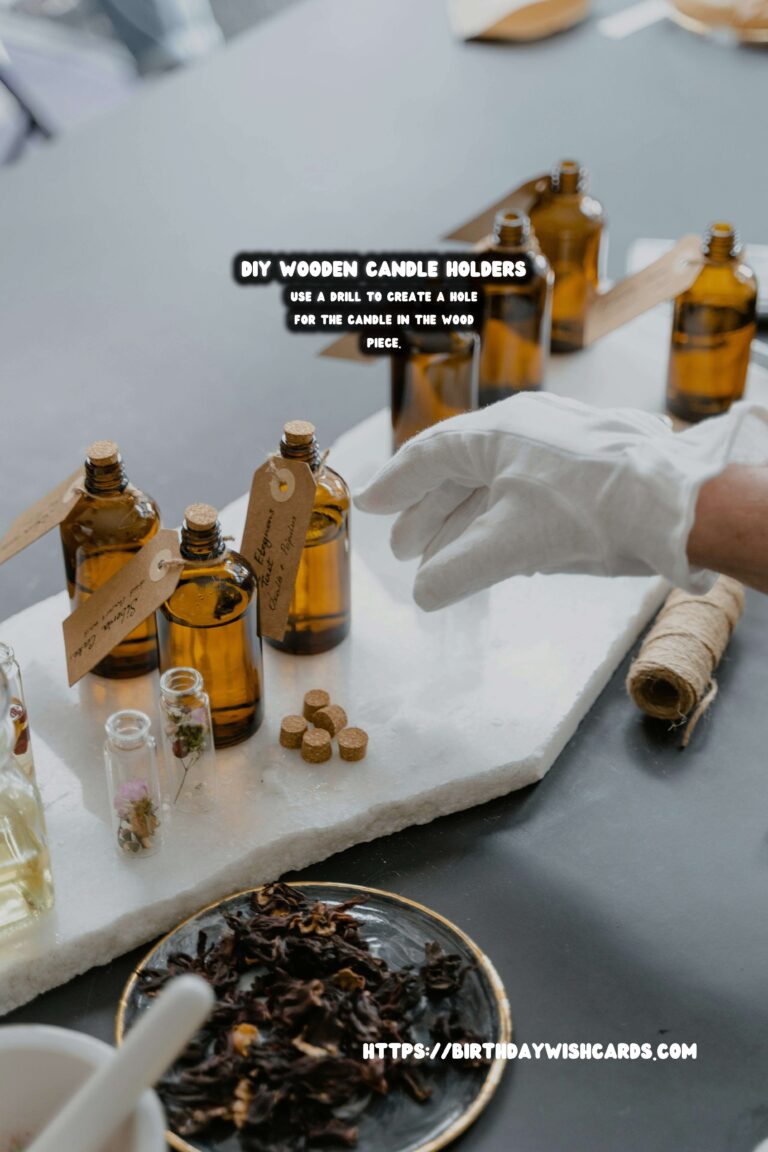 How to Make DIY Wooden Candle Holders: A Complete Guide