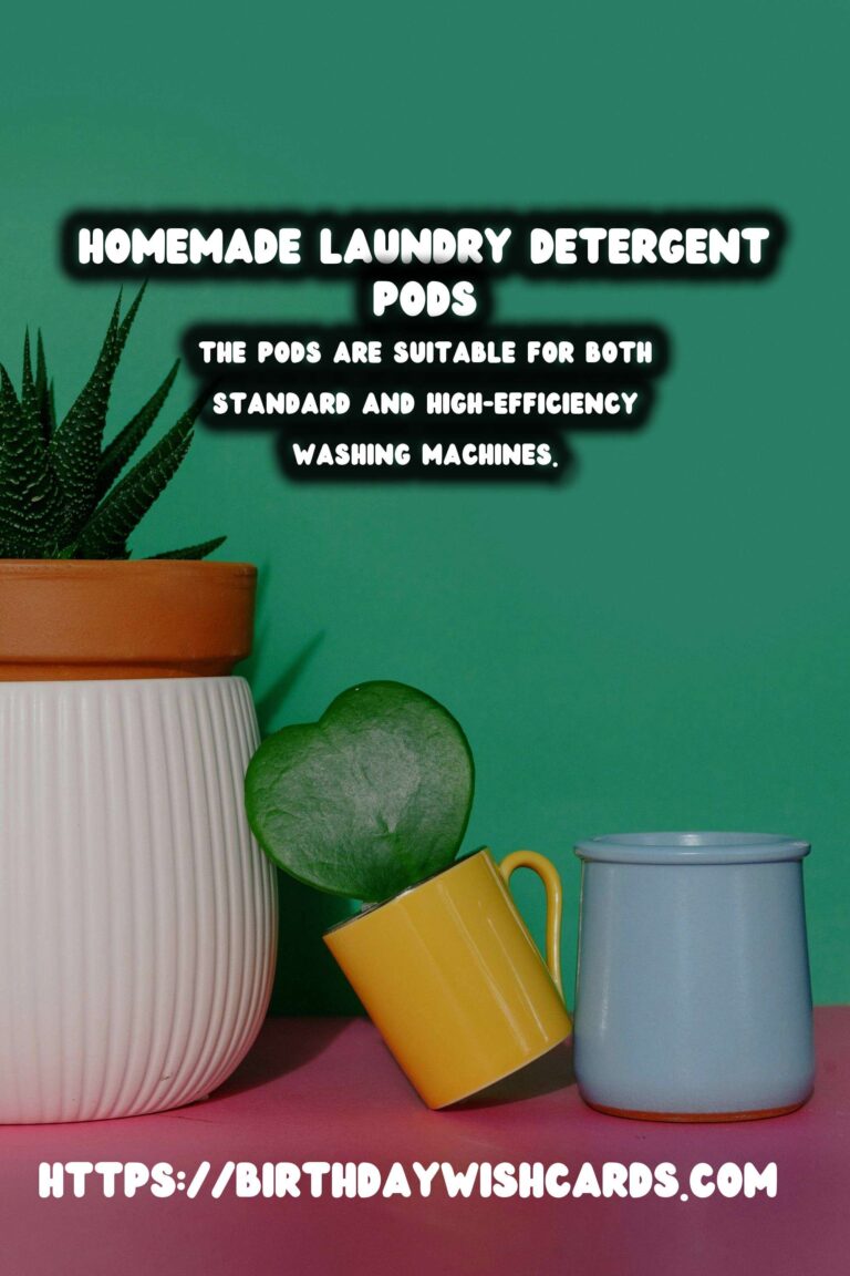 How to Make Homemade Laundry Detergent Pods for Clean Clothes