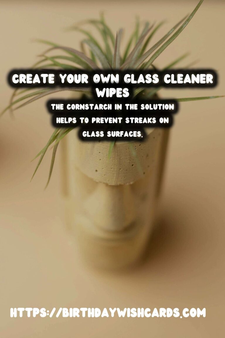 How to Make Homemade Natural Glass Cleaner Wipes