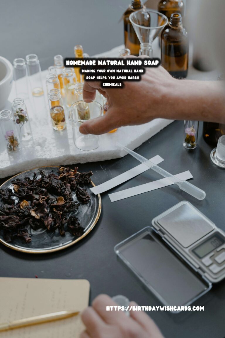 How to Make Homemade Natural Hand Soap for Healthier Skin