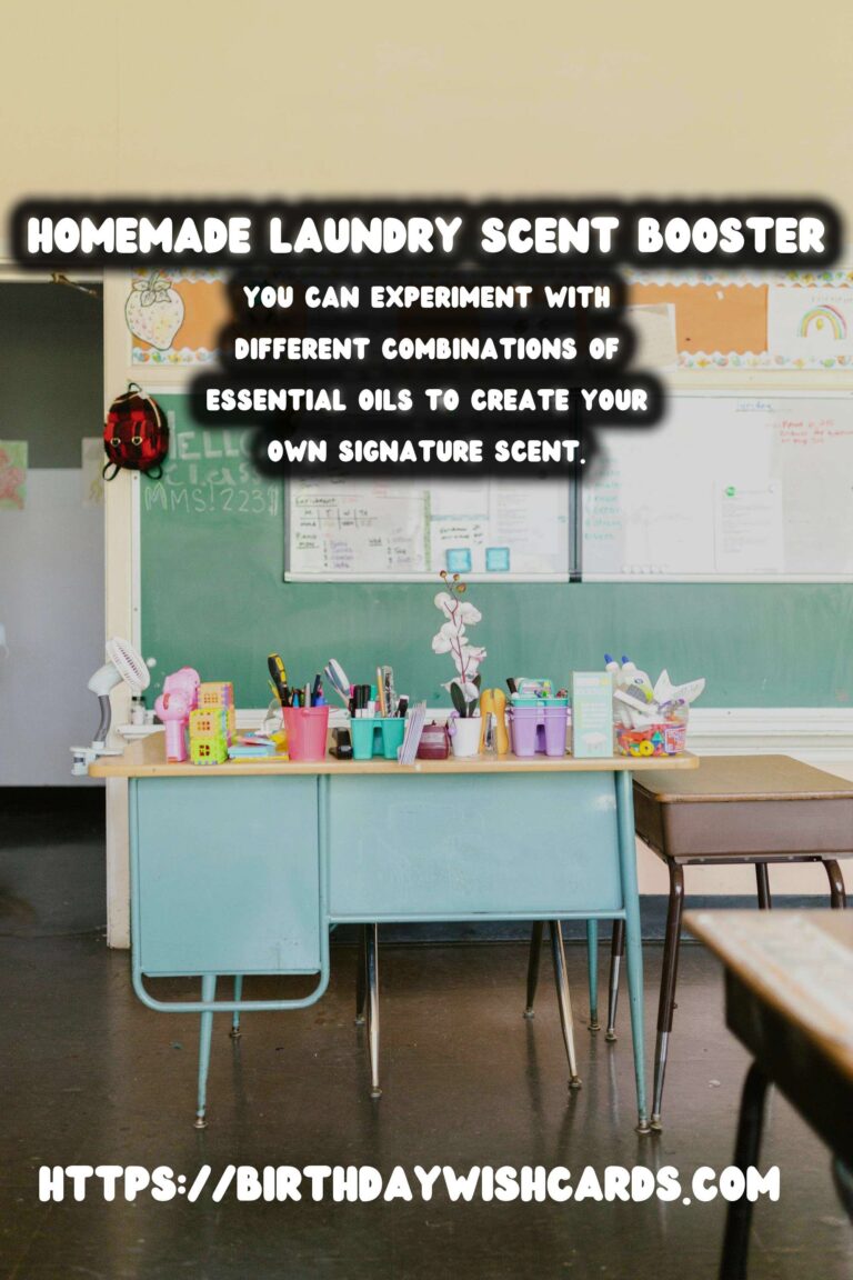 How to Make Your Own Homemade Laundry Scent Booster