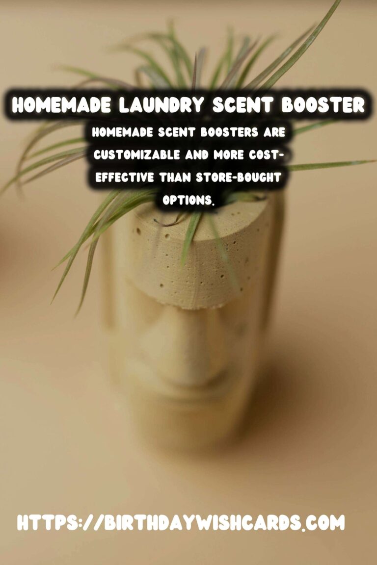 How to Make Your Own Homemade Laundry Scent Booster