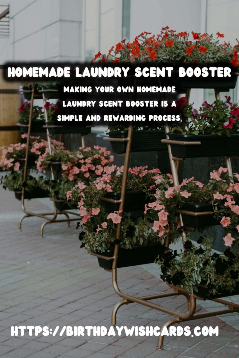 How to Make Your Own Homemade Laundry Scent Booster