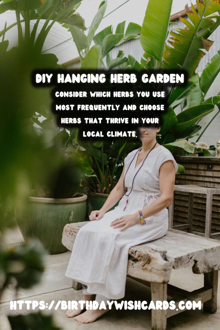 How to Make a DIY Hanging Herb Garden: Step-by-Step Guide