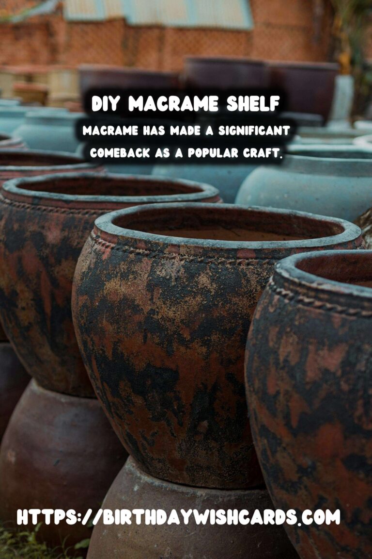 How to Make a DIY Hanging Macrame Shelf: A Step-by-Step Guide